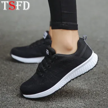 

Ultralight Sport Shoes for Women Summer Women's Sneakers Mesh Running Shoe for Woman Low Top Sports Shoes Women Black Shoes V15