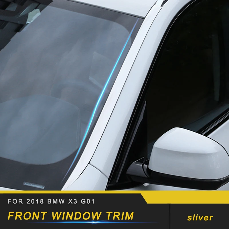 

Car Front Window Trim Cover Frame Sticker Accessories for 2018 BMW X3 G01