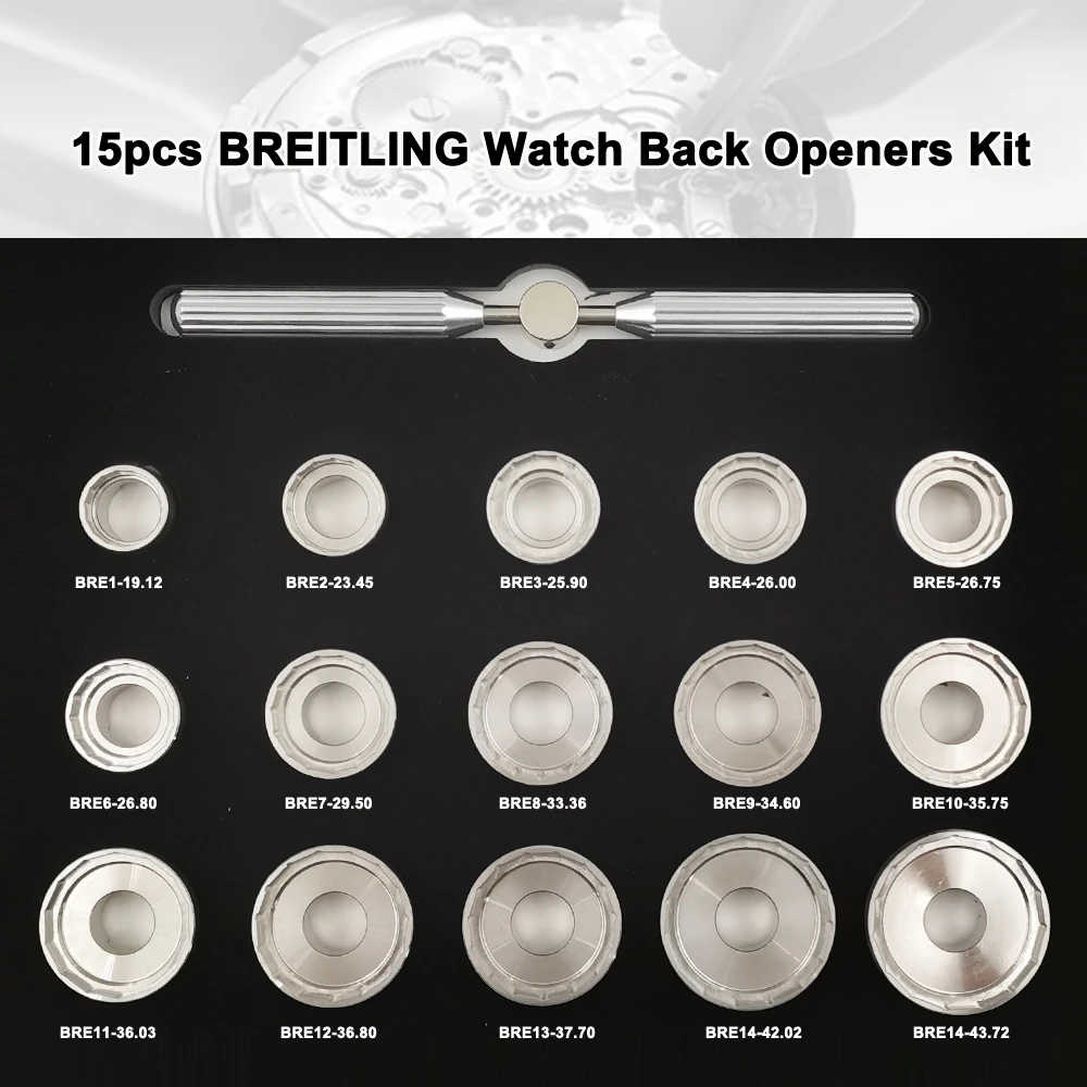 15Pcs Horloge Terug Opener Dies Kit Wrench Type Professionele Horloge  Reparatie Tools Horloge Case Cover Opene Close Gereedschap Voor  horlogemakers|Repair Tools \u0026 Kits| - AliExpress