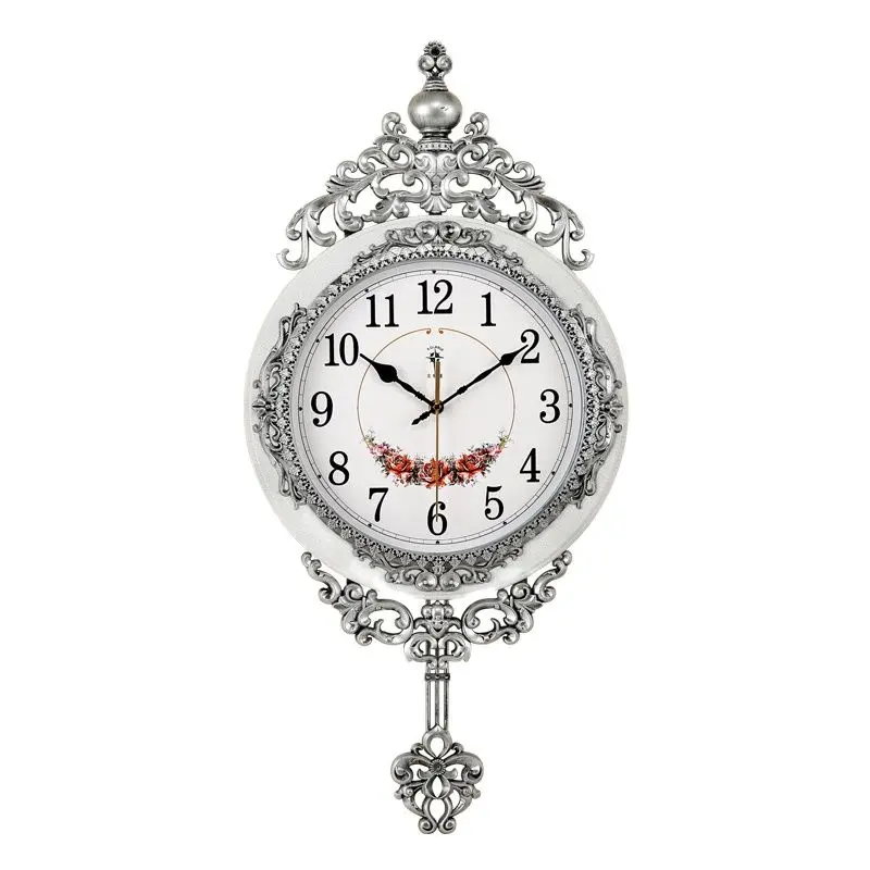Настенные часы в европейском стиле винтажные бесшумные настенные декор для