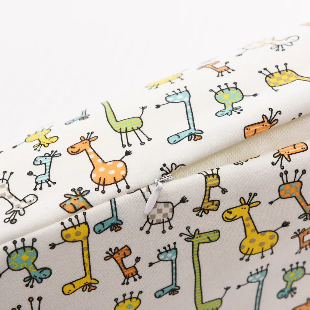 2 Pcs/lot Baby Bedding Pillow Case Colorful Cartoon Infant Pillowcase Animal Newborns Pillow Cover Decorative Baby Cover