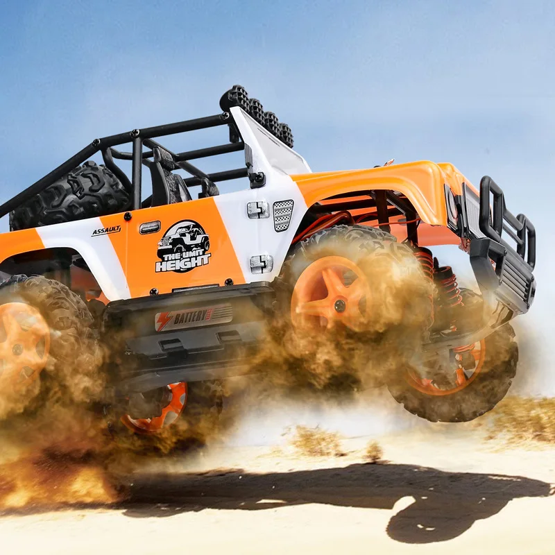 1:22 пропорциональный 4WD высокоскоростной Радиоуправляемый автомобиль 2,4 ГГц внедорожник модель автомобиля две батареи Развивающие игрушки для детей Подарки для мальчиков