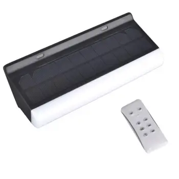 

1pc Solar Powered Household Garden Waterproof Wall Lamp Wall Light Contour Light For Indoor And Outdoor With 1pc Remote Control