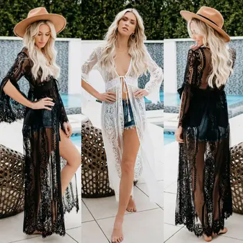 

Summer Women Bathing Suit Bikini Swimwear Cover Up Beach Dress Sarong Wrap Pareo