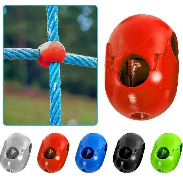 5Pcs Kids Climbing Rope Net Plastic Buckle Connector Outdoor Swing Accessories 1