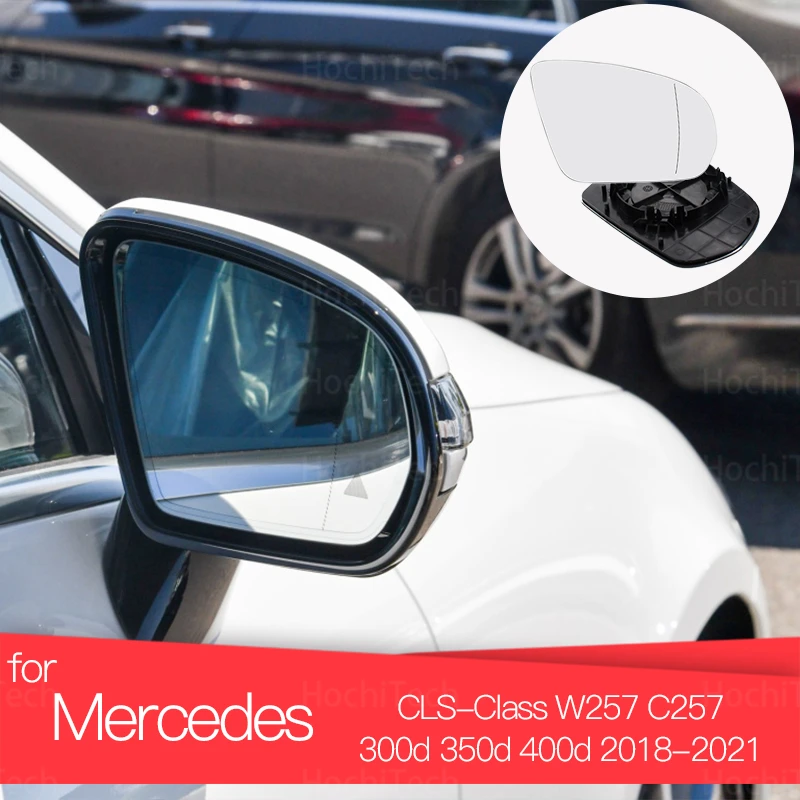 Per Mercedes Classe Cls W257 C257 300D 350D 400D 2018-2021 Vetro Specchio Auto-Styling Riscaldato