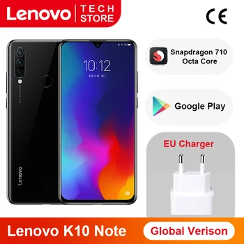 

Global Version Lenovo K10 Note(Z6 Lite) 6GB 128GB Snapdragon 710 Octa Core Smartphone Triple Back Cams 6.3 inch WaterDrop