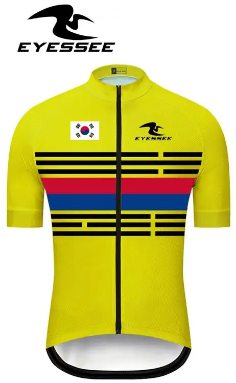 EYESSEE Лето короткий рукав MTB велосипед велосипедная одежда горный гоночный велосипед Джерси дышащий Южная Корея Велоспорт Джерси - Цвет: jersey