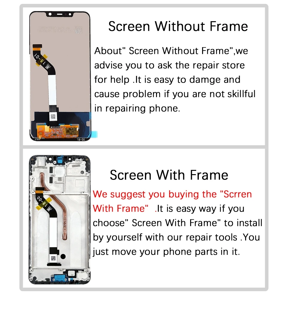 Tanie Wymiana ekranu dla Xiaomi Pocophone F1 wyświetlacz LCD i ekran dotykowy Digitizer montaż ramy zestaw dla POCO F1 2246*1080 pikseli