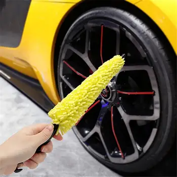

Car Vehicle Wheel Rims Tire Washing Cleaning Brush Plastic Handle Sponge Mud Remover Detailing Cleaner bumpers Scrub Brush Tool