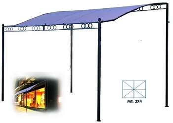 

Vette CDF00906 Gazebo da Appoggio in Metallo, Beige