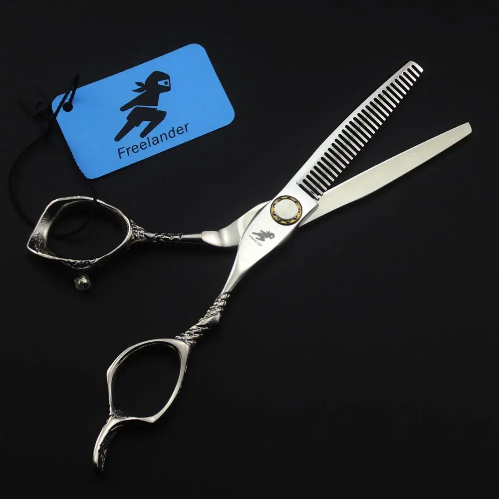 Японский 6,0 дюймов опорный винт ножницы для волос инструменты для волос Ножницы Для Стрижки Парикмахерские филировочные расческа-ножницы комплект