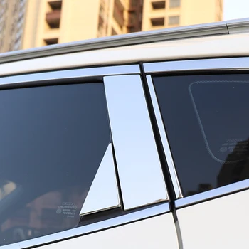 

Fit for Nissan Qashqai J11/Rogue Sport 2014-2018 Car Accessories Steel Chrome Window Sill Middle Pillar Cover Trim 10pcs