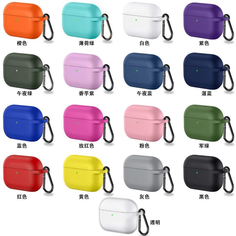 

Silicone Case for Airpods Pro Case Soft Wireless Bluetooth Case for Airpod Pro Case Cover for Air Pods 3 Fundas Capa Coque Shell