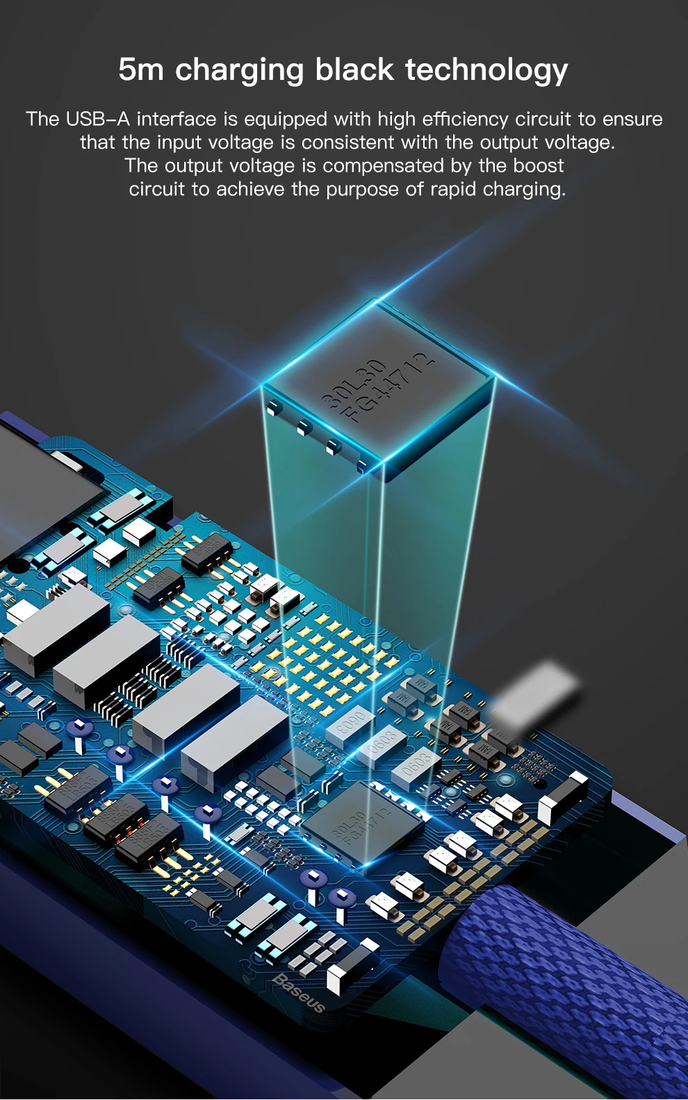Baseus usb-кабель для iPhone X, 8, 7 Plus, кабель для быстрой зарядки, usb-кабель для мобильного телефона, кабель для передачи данных для iPhone 5, 6, 6 S, iPad, usb-кабель для зарядки