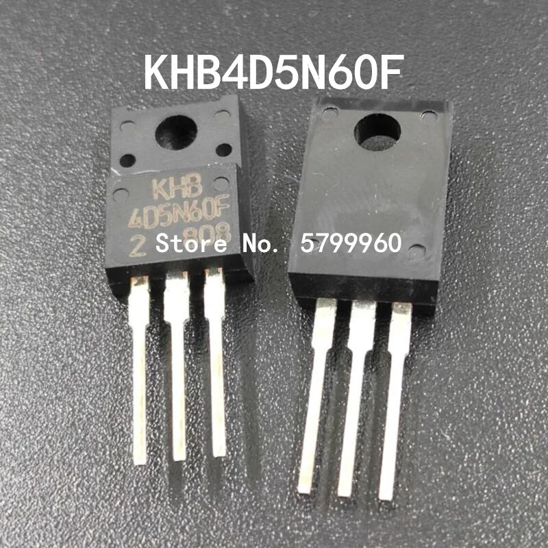10 шт./лот KHB4D5N60F 4D5N60F 5A600V TO-220F | Электронные компоненты и принадлежности