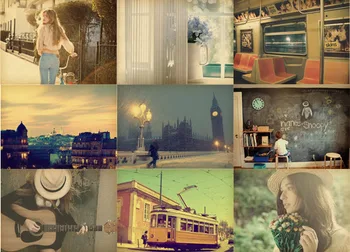 

Catching Every Moment In Life Artistic Photographic Style Greeting Card 36pcs Delicate Classical Retro Recycled Postcard Gift