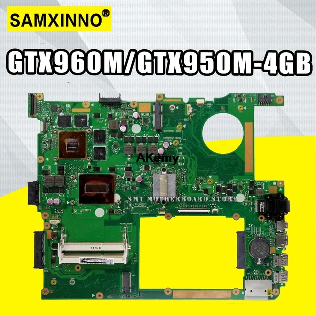$US $224.66  GTX960M/GTX950M-4GB G771JW Motherboard with i7-4720HQ For ASUS ROG G771JW G771JM G771JK G771J Lapto