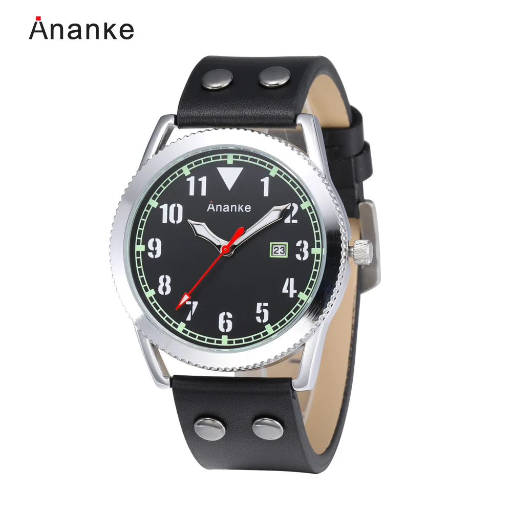 

Hot Selling Supply of Goods New Style Chronos MEN'S Watch Japan Movement Leather Belt Quartz Watch Men's