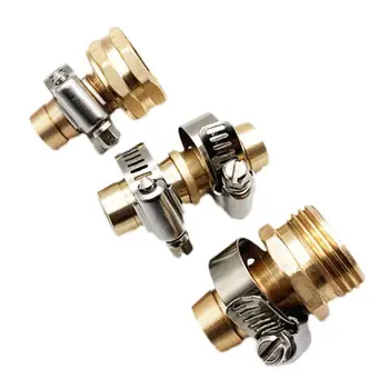 

3 Pcs Quick Connect 5/8 inch Hose Repair Connector US Type Easy Fitting Quick Disconnect Hose Fittings Male and Female