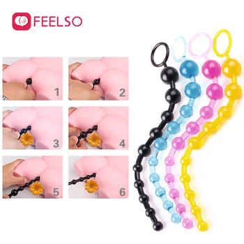 Perles anales sexe Anal jouets pour les femmes godemichet Anal vibrateur Masturbation gode Anal G spot vibrateur perles produits pour adultes Sex Shop