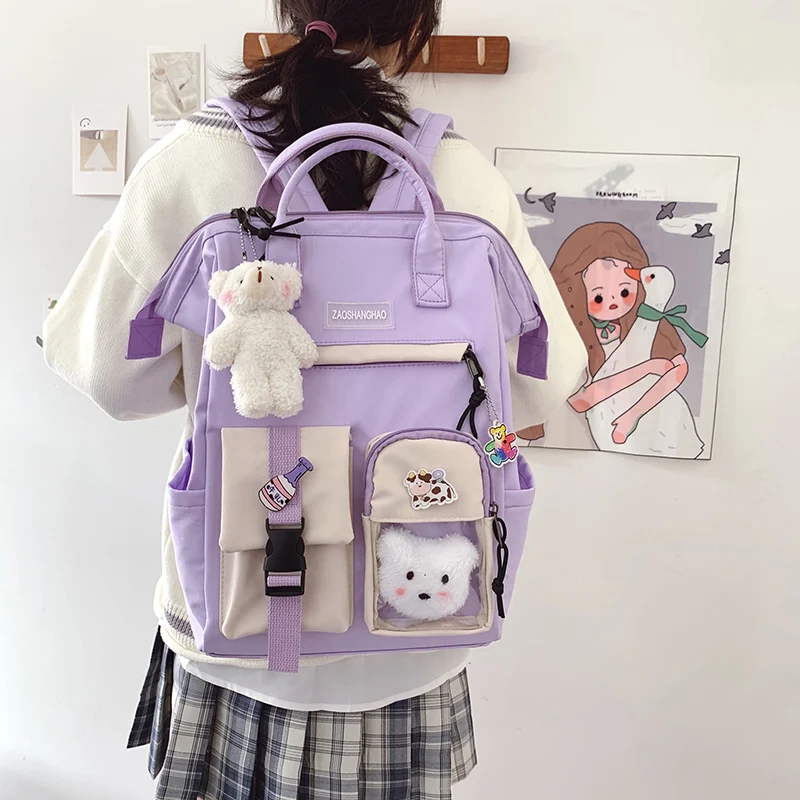 Kawaii Harajuku Style Preppy College Backpack - Limited Edition