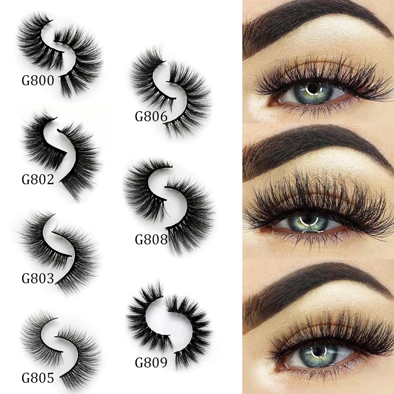 Eyelash extension Eyelash extensions Eyelash extension lashes Fake eyelashes False eyelashes Eyelash makeup tools 5 Pairs Multipack 3D Mink Lashes False Eyelashes Handmade Wispy Fluffy Long Lashes Natural Eye Makeup Tools Eye G806