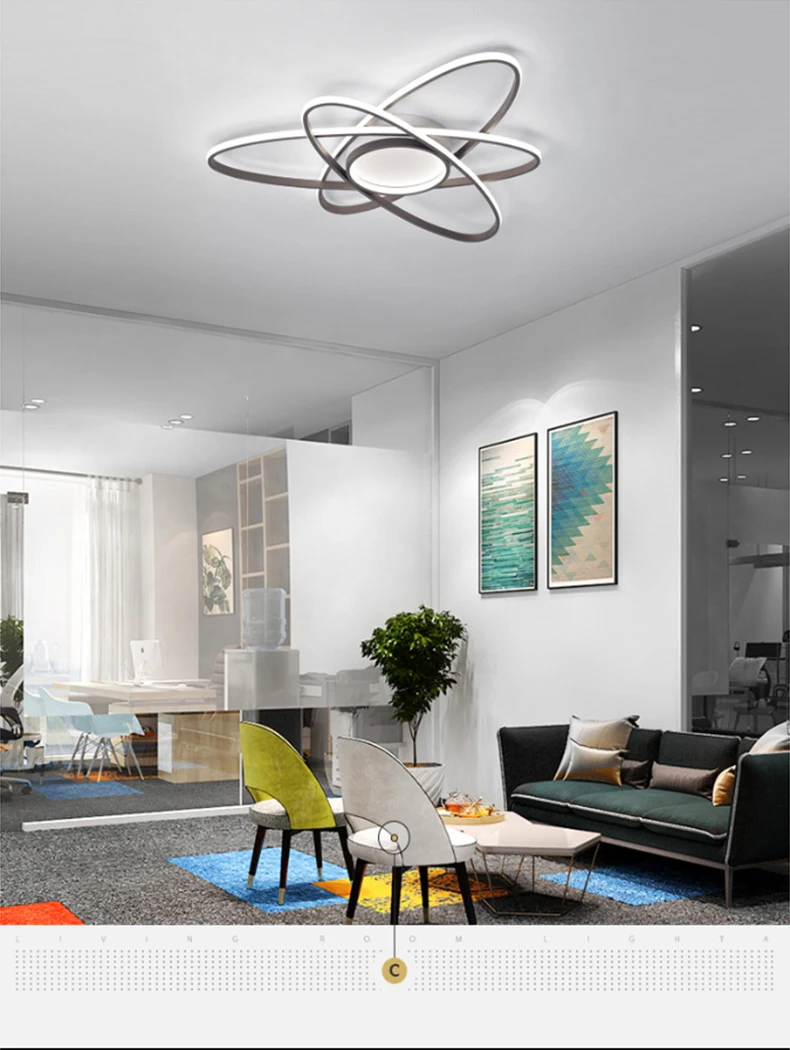 客厅灯-北欧大气家用led吸顶灯简约现代创意个性卧室房间书房灯具-淘宝网_14