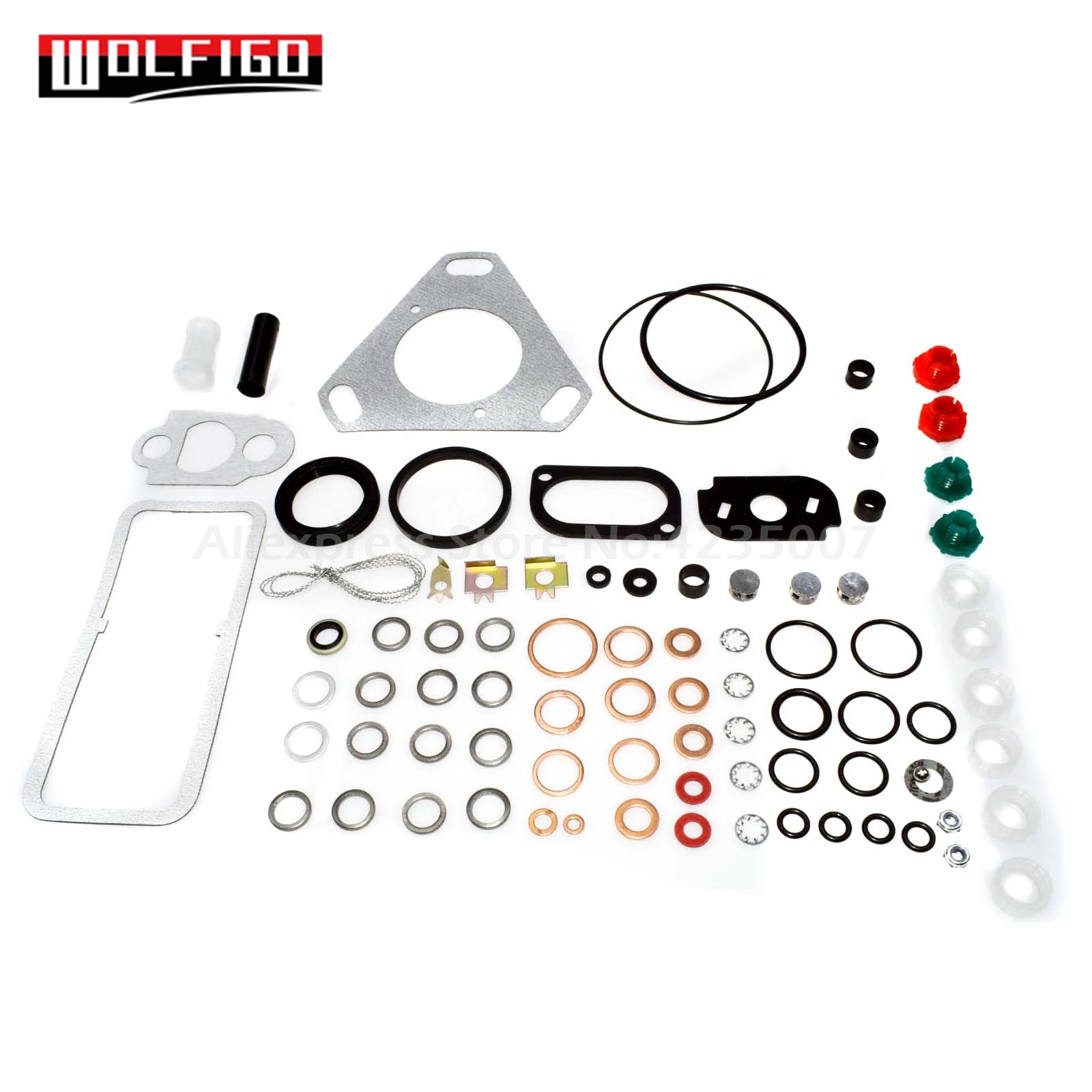 WOLFIGO 7135-110 для Ford Massey Ferguson CAV инжектор насос ремонтный комплект прокладок 7135-110 S, 7135-110,7135-70,9009-089A