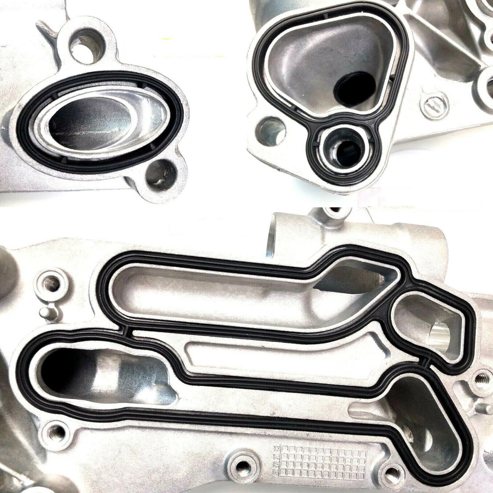 Oil Filter Cooler Housing GASKET SET Fit Vauxhall ASTRA H & J 1.6 & 1.8 2004-Car Accessories Interior Parts Car Products engine gasket set engine gasket kit replacement gasket set