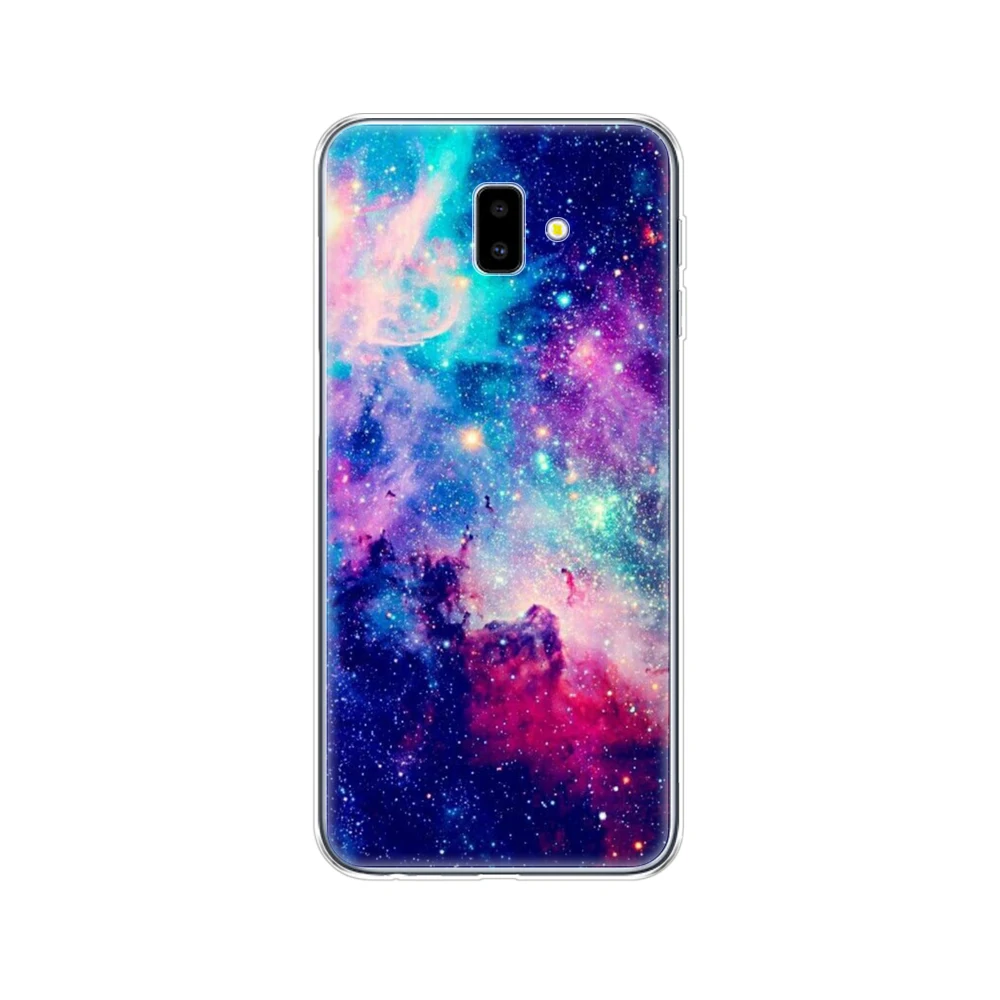 Чехол для samsung galaxy j6 2018 чехол eu j600 Мягкая силиконовая задняя крышка телефона j6plus + j