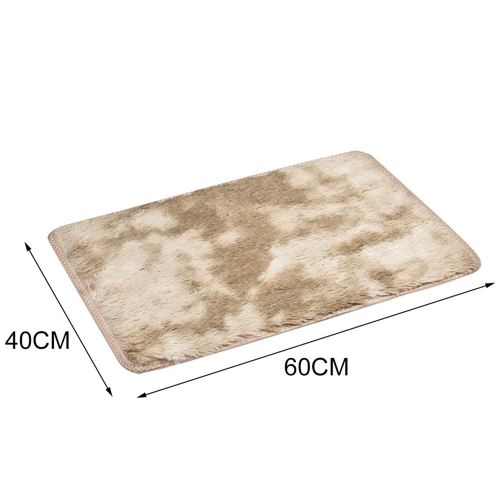 Плюшевый мягкий ковер из искусственного меха, Нескользящие коврики, разные размеры для гостиной, спальни, товары для украшения дома# DQ