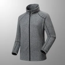 Осенне-зимняя одежда из катионного флиса для пар, теплый флисовый плащ, куртка, пальто с воротником-стойкой, кардиган