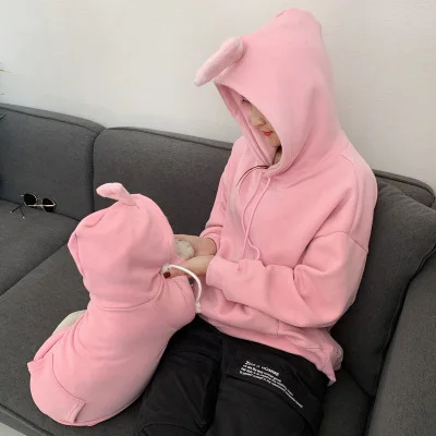 Pink Одежда для домашних животных, собак Зима 4 цвета флисовый костюм Щенок Одежда для бульдога; куртка; свитер для маленьких собак чихуахуа жилеты для собаки - Цвет: Pink