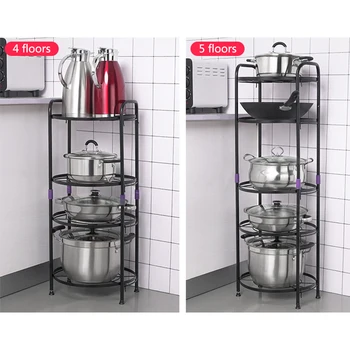 

New 2 Layers Creative Portable Space Multifunction Kitchen Stand Saving Basin Pot Combinatorial Storage Holder Detachable Sundry