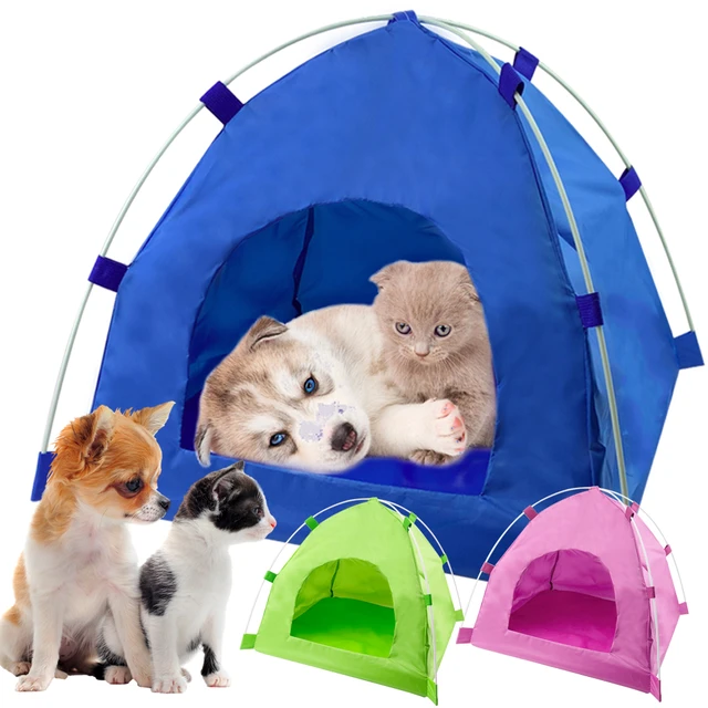 Pet Tipi Petit Chien Maison Chat Lit Tente Abri Chaud Respirant Pour