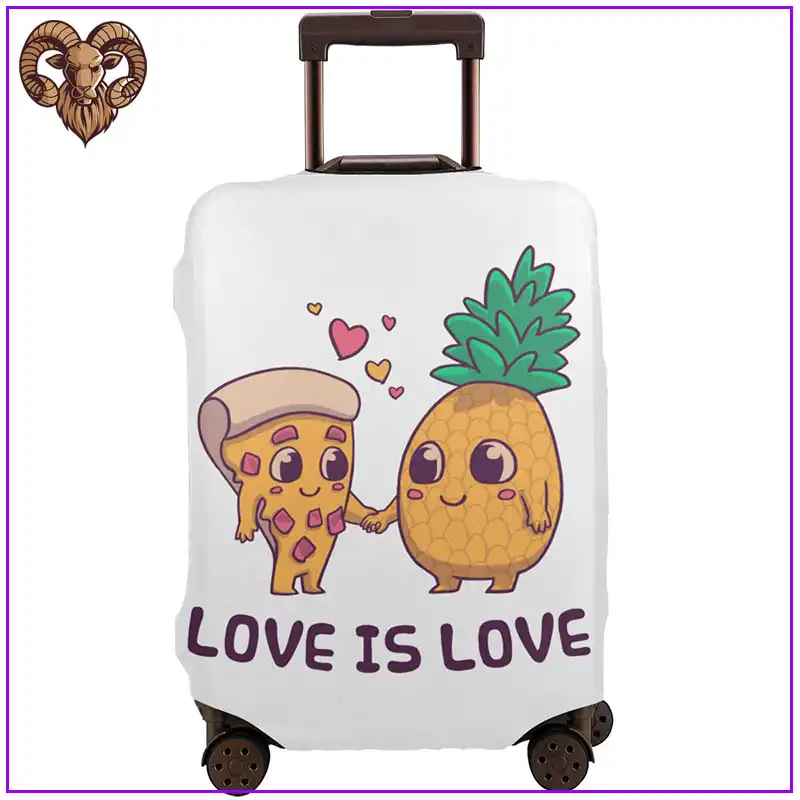 pineapple suitcase