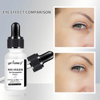 

50ml Anti-Aging Solution Eye Hexapeptide Serum Lighten Fine Lines Remove Wrinkles Firming Skin