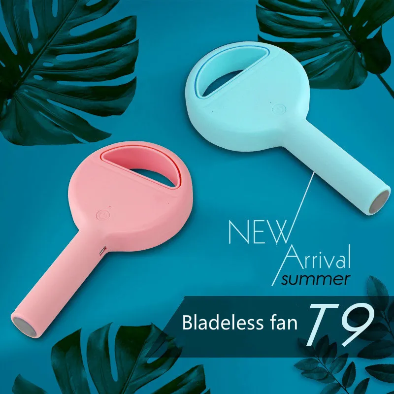 Mini Hold Mirror USB Fans Mini Green Grass Electric Fan Makeup Mirror Portable Palm Originality Small Fans