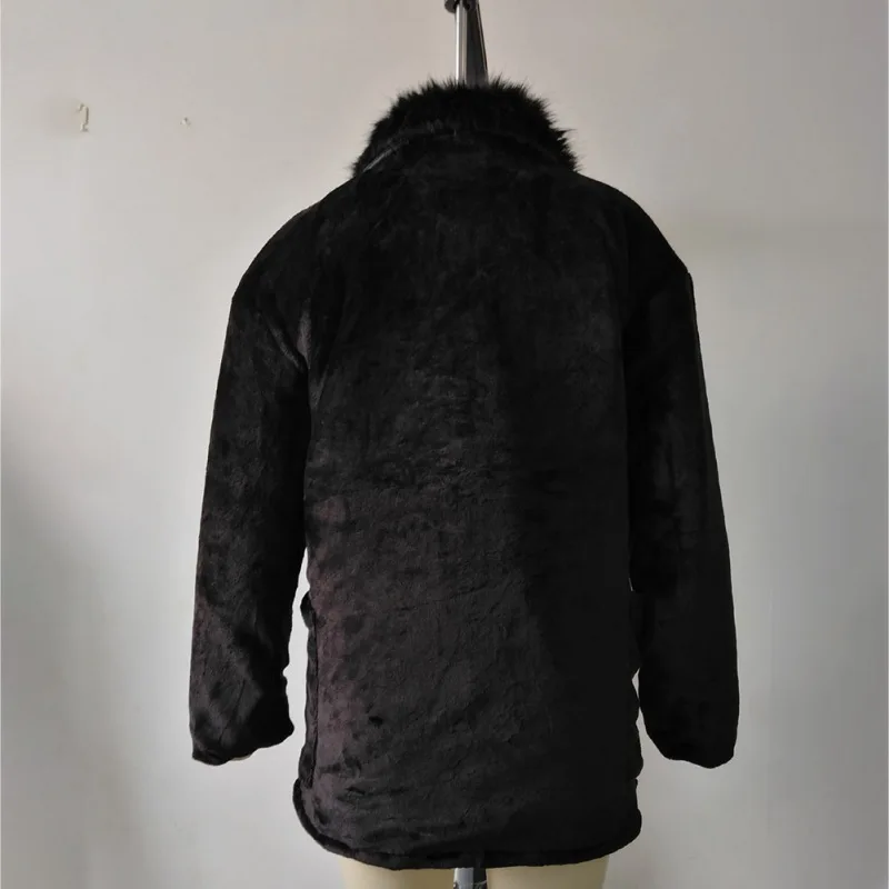 Куртка Manteau Femme зимнее хлопковое Стеганое пальто женская верхняя одежда с меховым воротником плюс бархатные толстые куртки с длинным рукавом парки пальто
