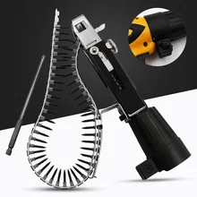 Автоматическая цепная машина для ногтей, адаптер, винтовой станок для электрической дрели, деревообрабатывающий инструмент, беспроводная мощная дрель, насадка