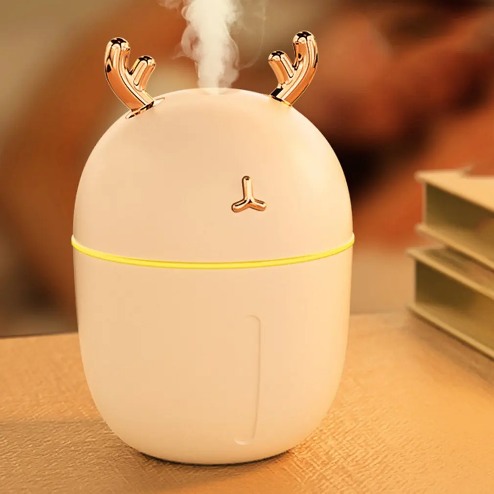 Cute USB Humidifier Household Silent Aromatherapy Machine Large Capacity Bedroom Office Desk Humidifier aroma diffuser aromatherapy machine aroma diffuser wall mounted desktop 5 modes night light usb charge household aroma machine