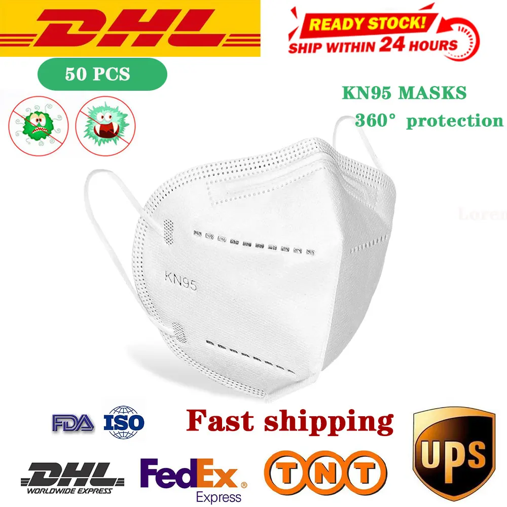 

KN95 Certification Face Mask N95 Mouth Mask Anti Strong Protective Mask 4-Layer Dustproof Protective 95% Filtration