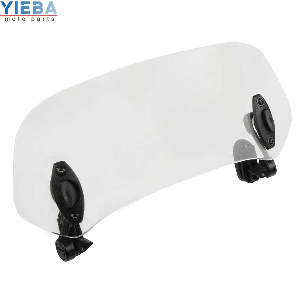 Motorcycle accessories Rising Adjustable Windscreen Windshield Extend Air Deflector For kawasaki ER6N VERSYS 300X 300 X250 1000