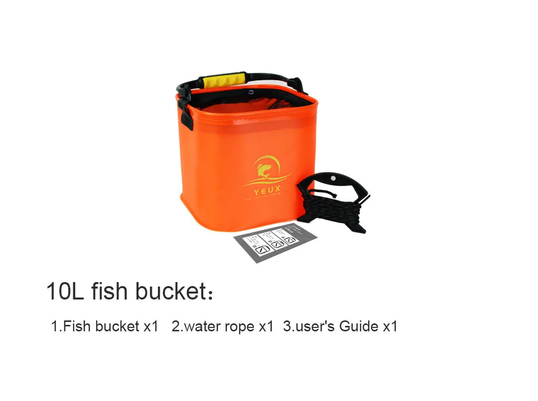 Xiaomi наружное портативное складное рыболовное ведро 10л/22л рыболовные снасти коробки с ручкой рыболовные сумки Открытый рыболовный резервуар для воды