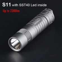 Comboio s11 com luminus sst40 lanterna led, 2300lm portátil tocha flash luz 26650 linterna acampamento pesca poderosa zaklamp