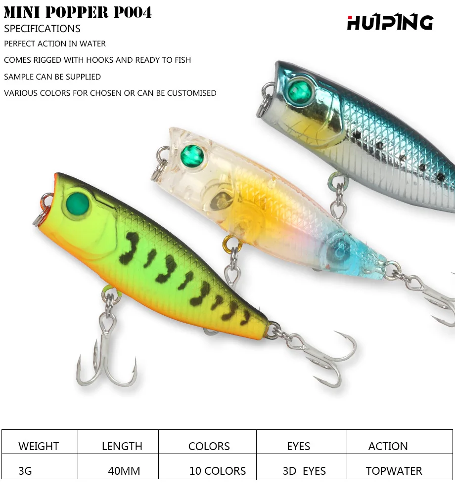 Long distance throwing Top Water Fishing Lure Articial Bait Bass Bait Poper Floating Pike Lures Minnow Crankbait Wobbler Tackle