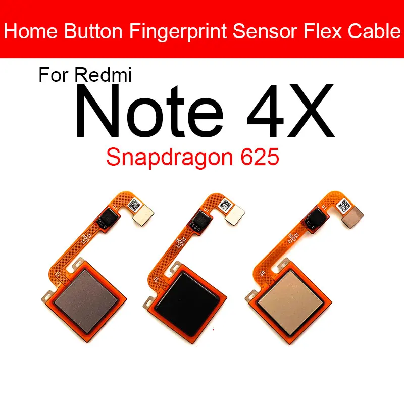 Кнопка Home гибкий ленточный кабель для Xiaomi Redmi Note 4X Note4X кнопка с гибким кабелем без