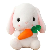 Mascotte jouet Lops oreilles de lapin poupée de couchage, petite taille pour enfants chambre à coucher, oreiller câlin canapé chambre à coucher, fournitures Machine à griffes
