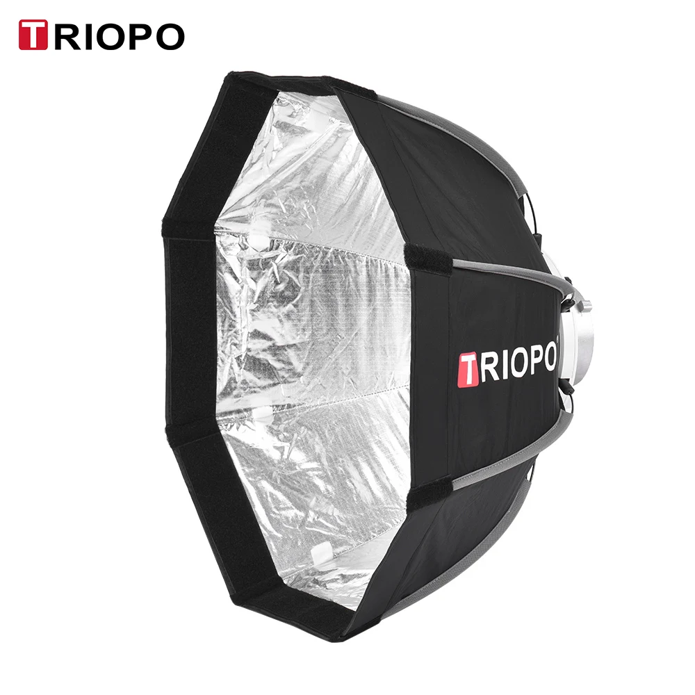 

TRIOPO 65cm Portable Foldable 8-Pole Octagon Softbox w/Carrying Bag Bowens Mount Light Box Tent for Studio Strobe Flash Light